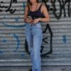 JEANS WIDE CELESTE SALTAN PEPA