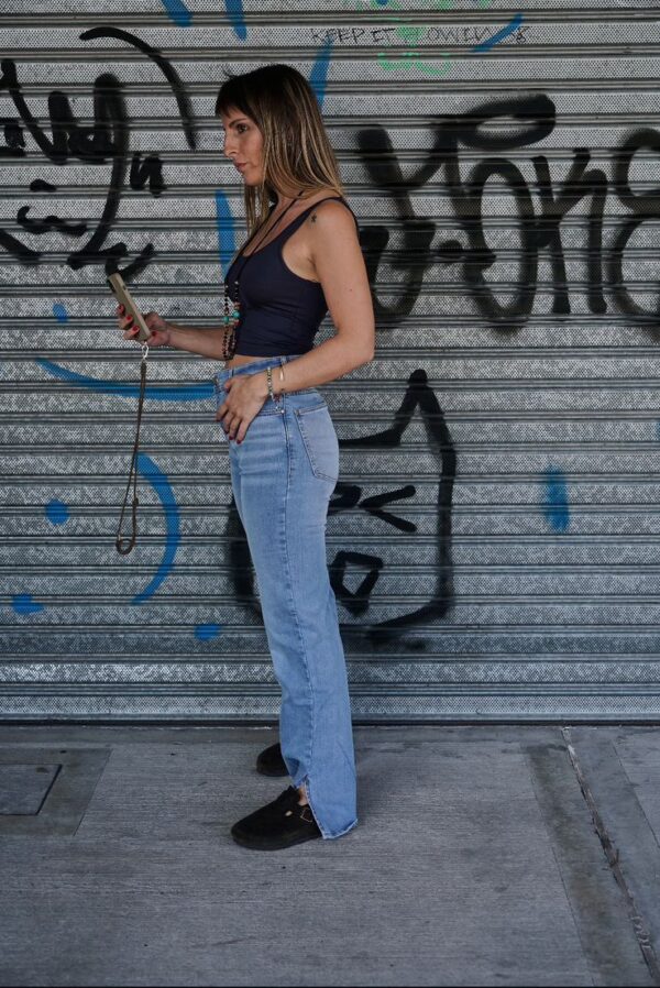 JEANS WIDE CELESTE SALTAN PEPA